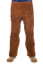 Spodnie spawalnicze skórzane z otwartym tyłem Lava Brown (W0529)