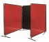 Kurtyna spawalnicza 1,74x2,34m Orange/Red WELDAS  (W0326)